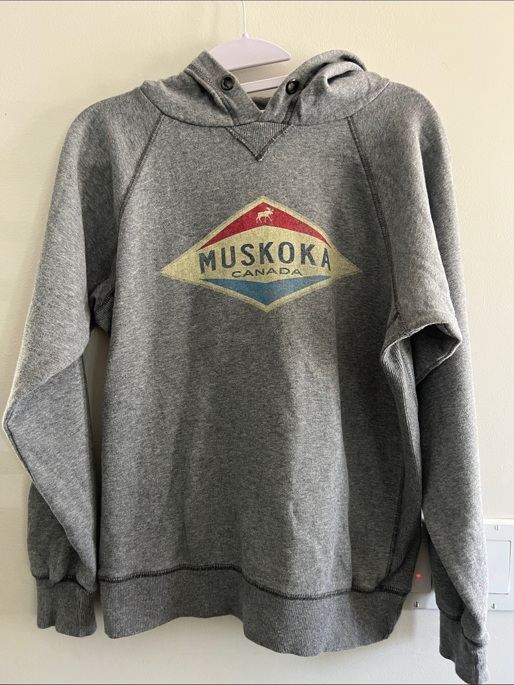 Muskoka Grey Hooded Sweatshirt
